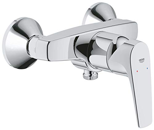 Grohe 23771000 Start Flow Miscelatore Monocomando Per Doccia, Metallo, Cromato, Nero