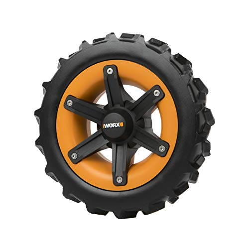 Worx Wa0953 Landroid Ruote All-Terrain – Per Terreni Morbidi E Prati Umidi – Si Adattano Alla Pendenza Fino A 22° Bzw. 40% – Facile Da Montare, Non Pe