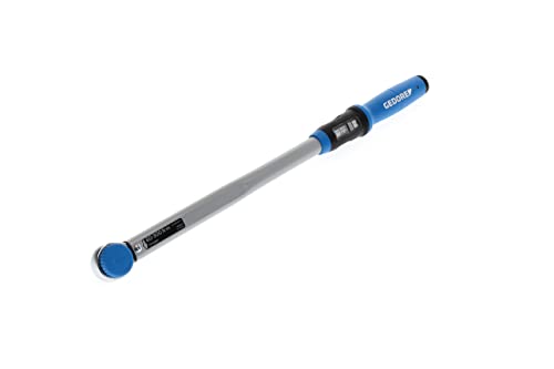 Gedore Chiave Dinamometrica Reversibile Con Attacco Quadro, 1/2 Pollici, 60-300 Newton Metri, Chiave Dinamometrica Ruote Auto, Scala Gaduata, Lunga 58