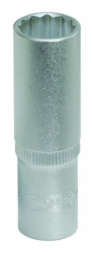 Ks Tools 917.3978 3/8" Bussola Poligonale,Lunga,18Mm