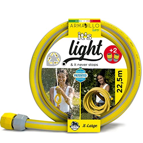 Idroeasy Armadillo Kink Kong 22.5 Metri, Il Tubo Super Leggero Da Giardino Anti Nodo E Anti Torsione Made In Italy