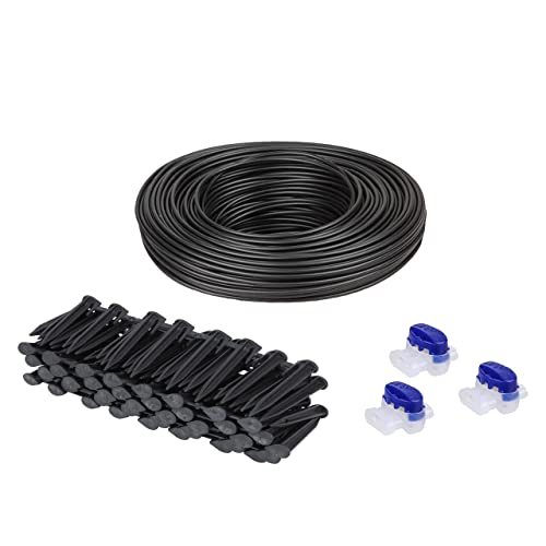 Worx Wa0460 - Kit Estensione Di Installazione (Cavo, Picchetti, Connettori), Nero