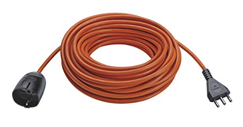 Vimar 0R32399 Prolunga Elettrica Universale Con Cavo Da 30M 3G1,5S17, Arancione