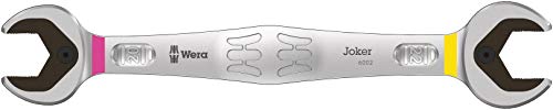 Wera 05020260001 6002 Chiave Joker A Forchetta Doppia, 20 - 22 X 261 Mm