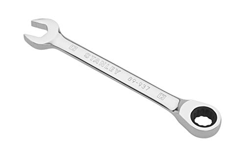 Stanley 4-89-937 Chiave Combinata A Cricchetto Maxi Drive Plus, 12 Mm