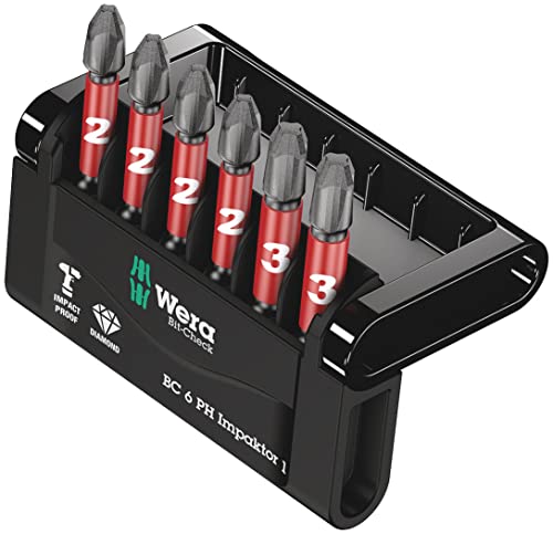 Wera 05057691001 Assortimento Di Bit, Bit-Check 6