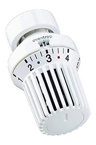 Oventrop Uni Xh 1011365, Termostato Con Azzeramento Per Filettatura M 30 X 1,5, Colore Bianco
