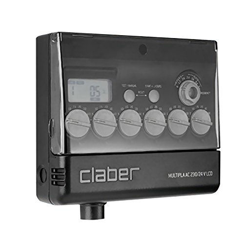 Claber D80580000 - Programador Multipla Con Display Corriente Alterna 220/24V