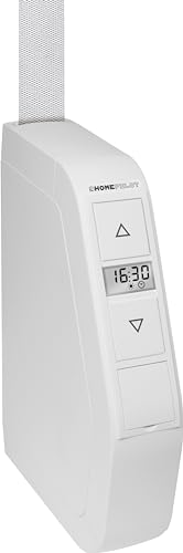 Homepilot Avvolgitore Elettrico Girevole A Parete Rollotron Premium Per Tapparelle Fino 30 Kg (Circa 5 M²), Per Cinghia Da 23 Mm, Programma Settimanal