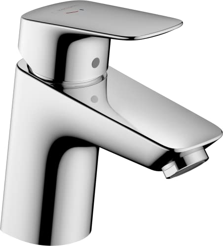 Hansgrohe Logis Miscelatore Monocomando Lavabo 70 Coolstart Con Saltarello, Cromo, 71072000