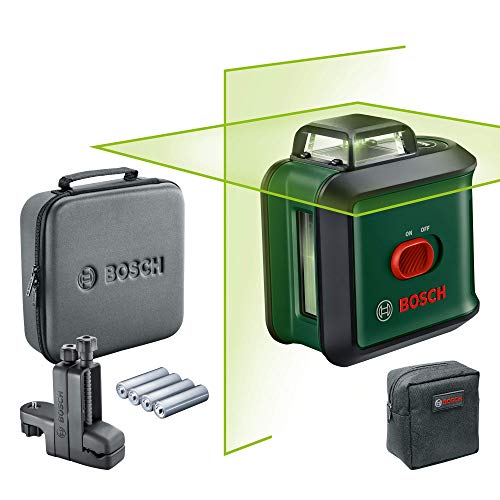 Bosch Livella Laser Multifunzione Universallevel 360 Con Morsetto Universale Mm 3 (Linee Laser Verticali + Orizzontali Incl. 360° Per Allineamento Del