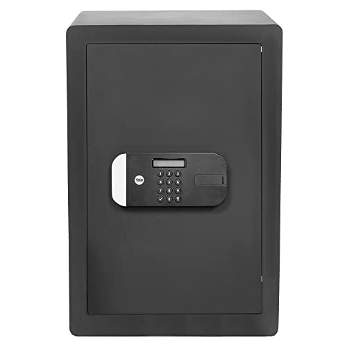Yale Cassaforte Motorizzata Di Massima Sicurezza Ysfm/520/Eg1, Accesso Con Impronte Digitali E Con Codice Pin, Porta A Taglio Laser, Piastre Anti-Traf