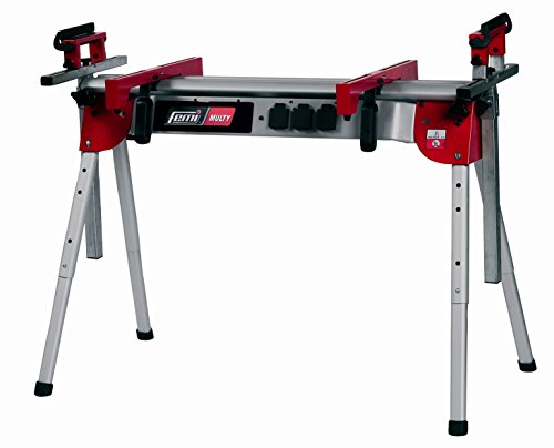 Femi 360 Multy Banco Pieghevole, Rosso/Argento
