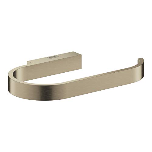 Grohe Gro-41068En0 41068En0-Selection Portarrollos, Nichel Spazzolato, Large