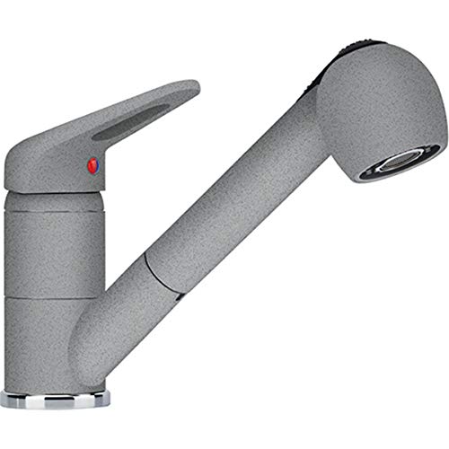 Franke 115.0470.670 Rubinetto Ad Alta Pressione Con Doccetta Estraibile, Grigio, Mittel