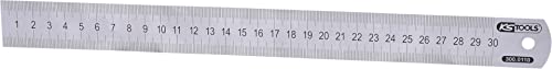 Ks Tools 300.0110 Riga In Acciaio Semi-Flessibile,300Mm