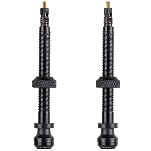 Schwalbe Tubeless, Valvola Ruota Unisex Adulto, Nero, Taglia Unica