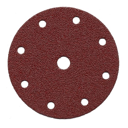 Makita P-33118 – Carta Vetrata Con Velcro, 150 Mm, K40, 50 Pezzi, P 32574