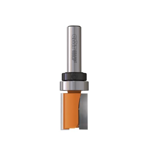 Cmt 911.160.11B Fresa A Taglienti Diritti Per Rifilare Con Cuscinetto, Grigio/Arancio