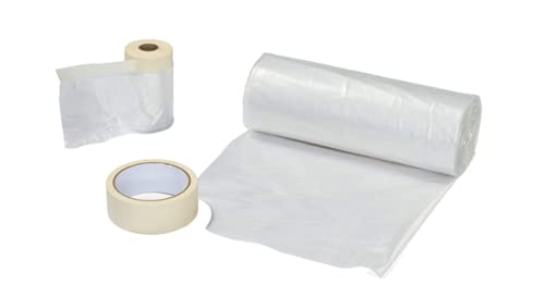 Wagner Universal Extra Set Di Copertura Incl. Foglio Di Copertura 4 X 6 M, Foglio Di Copertura Con Nastro Adesivo 20 M X 0,55 M, Nastro Da Pittore 20