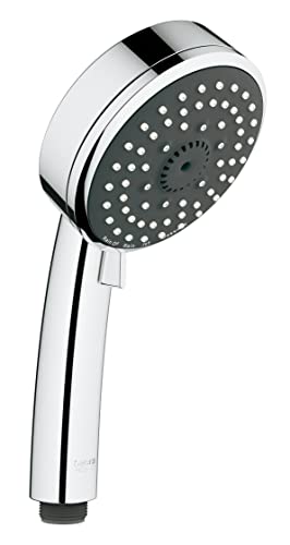Grohe Vitalio Comfort 100 - Manopola Doccia 10Cm, 4 Getti, Tecnologia Water Saving, Sistema Di Montaggio Universale, 26094000