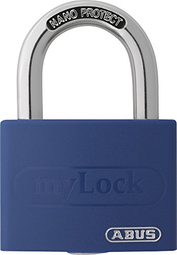 Candado Aluminio Mylock 40Mm Azul Blister