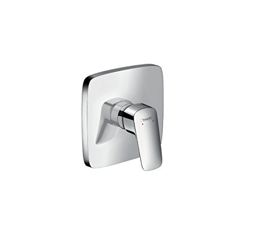 Hansgrohe Logis - Rubinetto Per Doccia Incasso Per 1 Utenza, Miscelatore Monocomando Quadrato Per Ibox Universal, Cromo