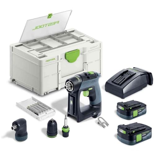Festool 576865 576865-Trapano Avvitatore A Batteria Cxs 12 2,5-Set