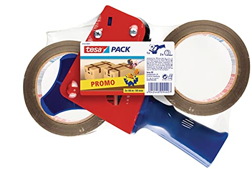Tesapack Standard Brown 2 X 66M:50Mm + Dispenser
