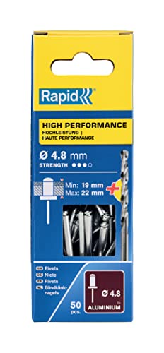 Rapid 5000392 Rivetti High Performance Ø4,8X25 Mm, Acciaio