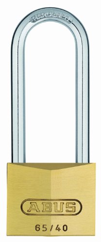 Abus 65/40Hb63 40Mm Brass Padlock 60Mm Long Shackle Keyed 404