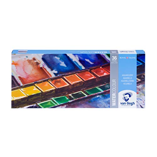 Van Gogh Royal Talens Künstler-Aquarellfarben, Metallbox, Set Mit 36 Verschiedenen Farben