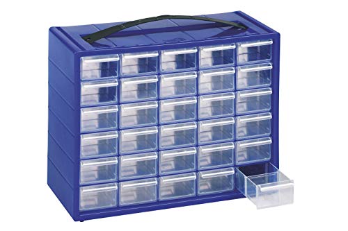 Cassettiera Monoblocco Mobil Plastic 'Espace 30' In Resina Antiurto E Cassetti Infrangibili Con Fermo E Divisori Estraibili.