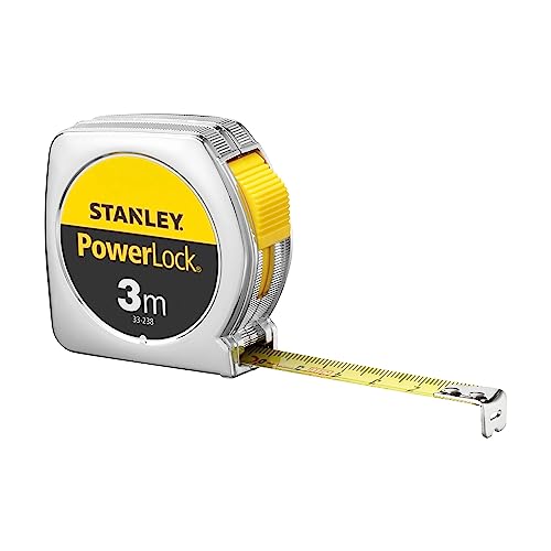 Stanley 1-33-238 Flessometro, Argento, 3 M X 12,7 Mm
