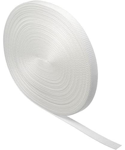 Schellenberg 11442 Cintino Per Tapparelle Avvolgibili 23 Mm X 50 M - Sistema Maxi, Cinghia Tapparella Bianco
