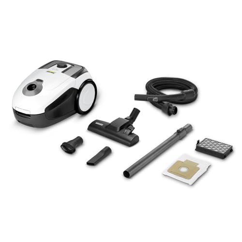 Kärcher Aspirapolvere Vc 2, Con Sacchetti Filtranti In Vello, Potenza Assorbita 700 W, Raggio Operativo 7,5 M, Peso Leggero 5,1 Kg, Filtro Hepa 13, Bo