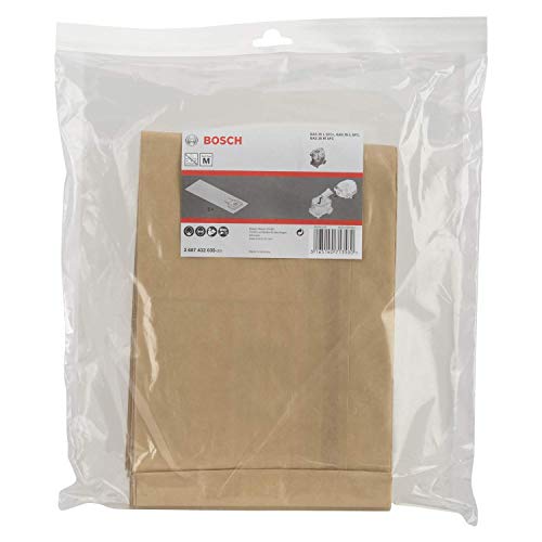 Bosch Accessories Scheda Sacchetto Per Il Vuoto, 5 Pezzi, Gas 35, In Borsa Di Plastica, Marrone