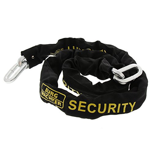 Catena Di Sicurezza Burg-Wächter Gkm 10/100 In Oro Massiccio, Nera, 1 M, La Confezione Può Variare