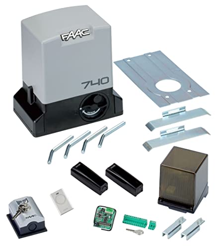 Faac Kit Cancello Scorrevole Delta 2 Kit Safe 1056303445 Automazione 500Kg 230V