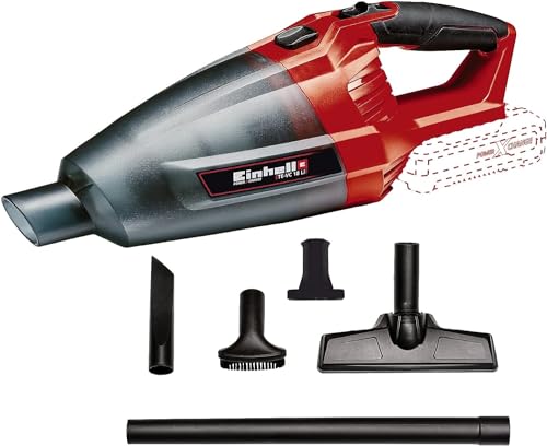 Einhell Te-Vc 18 Li-Solo Aspiratore A Batteria Power X-Change (18 V, Serbatoio 0.54 L, Prolunga Con Bocchetta Pavimenti,Bocchetta Fughe E Tessuti, Sen