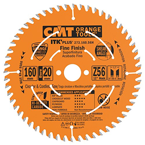 Cmt 273.160.56H Lama Circolare Itk-Plus Per Taglio Di Precisione, Arancio