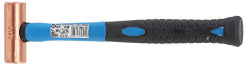 Martillo De Cobre | Mango De Fibra De Vidrio | Ø 32 Mm | Cabeza De 680 G (1.5 Lb)