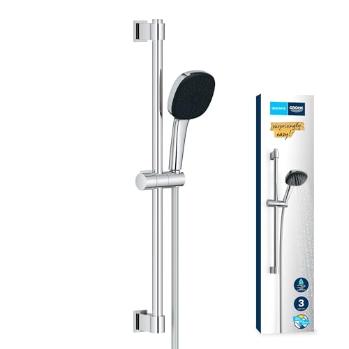 Grohe Vitalio Comfort 110 Set Asta Doccia 3 Getti (Rain, Jet, Massage), 26096001