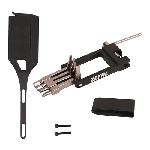 Zefal Afa 8 Plus Multitool Bici - Attrezzi Mtb E Bici Da Corsa - Attrezzi Bicicletta Kit Con Supporto Universale - Nero, 154G