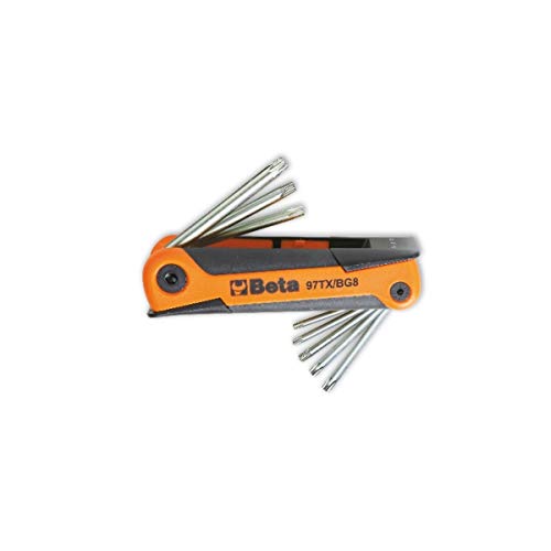 Beta Chiavi Maschio Tx Sr 8Pz Tx/Bg8 - Chiavi Maschio Per Viti Con Impronta Torx® - 8 Pezzi