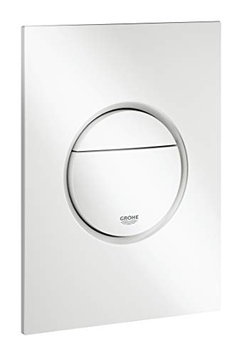 Grohe Gro-37601Sh0 37601Sh0-Nova Cosmopolitan S Pulsador Placa De Descarga, Nero, 130 X 172 Mm