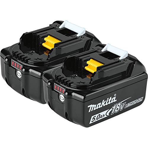 Makita - Batteria Bl1850B Agli Ioni Di Litio, 18 V, 5 Ah (Indicatore Di Carica Integrato)