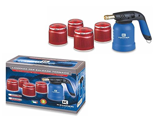Kemper Kit Con Lampada Per Saldare, Blu/Nero, M