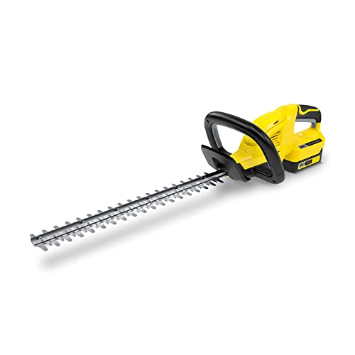 Kärcher Tagliasiepi A Batteria 18 V Hge 18-45, Lunghezza Di Taglio 45 Cm, Lama Diamantata, Peso 2,68 Kg, Senza Fili, Potenza Massimo 250-500 M, Utiliz