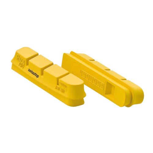 Kit 4 Zapatas Swissstop Campa Race Pro Amaril-Carb